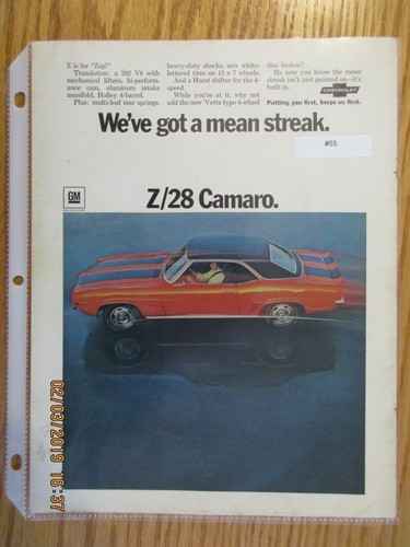 Camaro 053 advertisement - camaro#053,