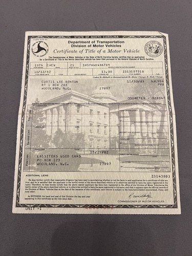 Genuine original 1974 - genuine,