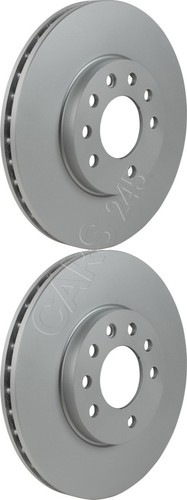 Front brake disc set - front, fits