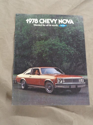 1978 chevy nova sales brochure - chevy,