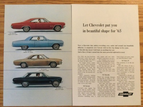 Chev38 vintage original - vintage, 1965