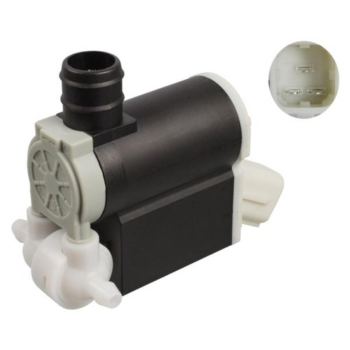 Windscreen washer pump - windscreen, rear