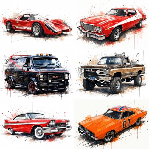Cult car series - tv, show