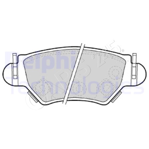 Disc brake pad - brake, delphi