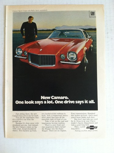 1970 chevy camaro sport - sport, coupe